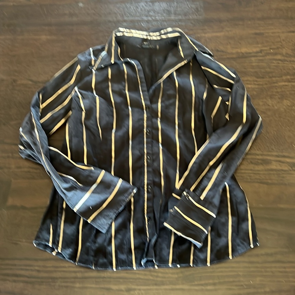 Black stretch blouse